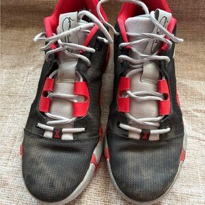 Nike Black and Red Athletic Shoes